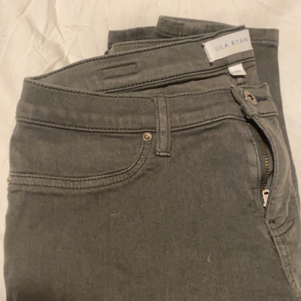 Green skinny Jean designer